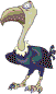 Gif animé vautour pas content